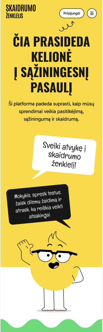 Edukacinė antikorupcinio švietimo platforma mokiniams ir mokytojams — testai, dilemų žaidimai bei metodinė medžiaga