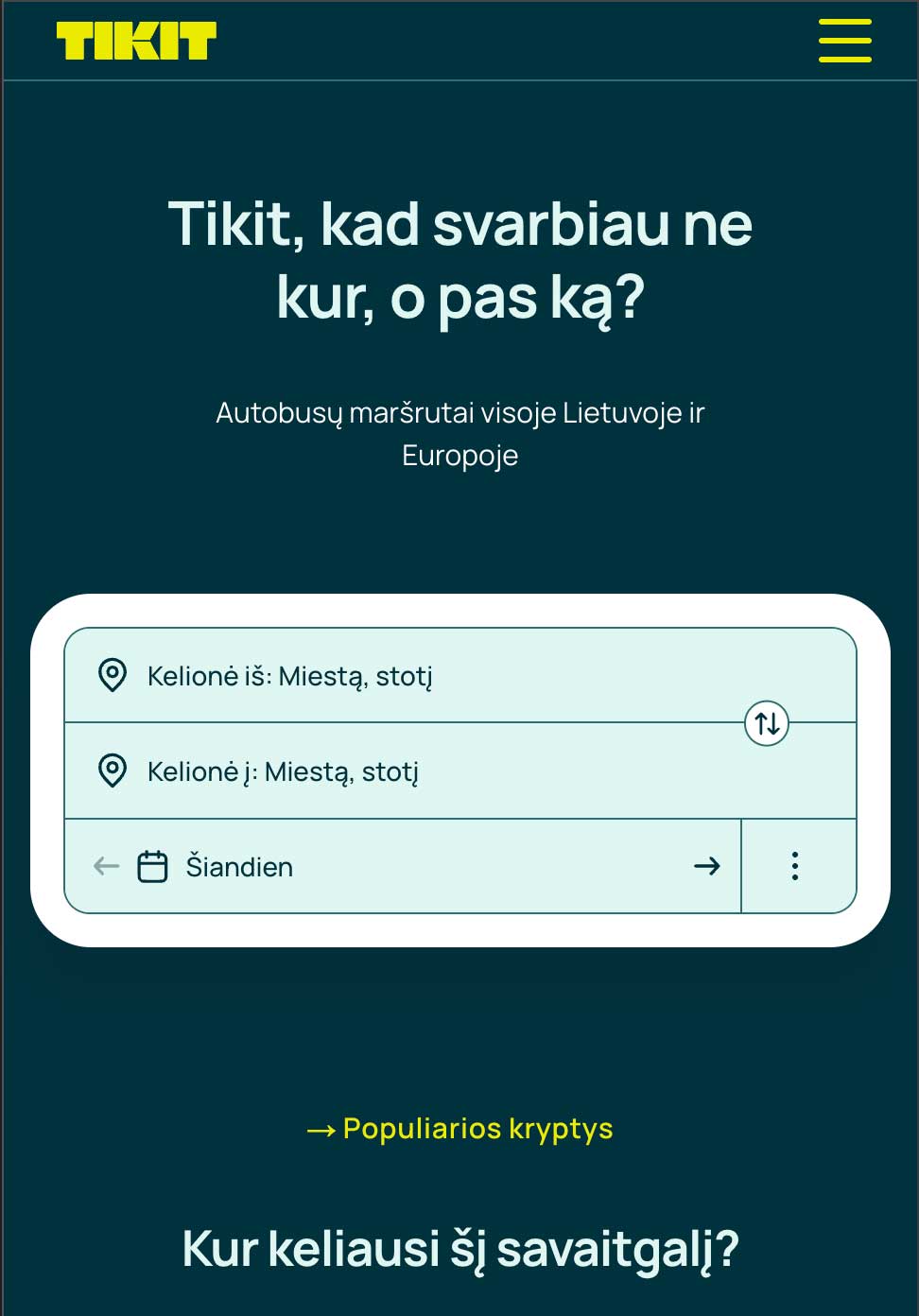 Bilietų pardavimo sistema TOKS — platforma „Tikit“